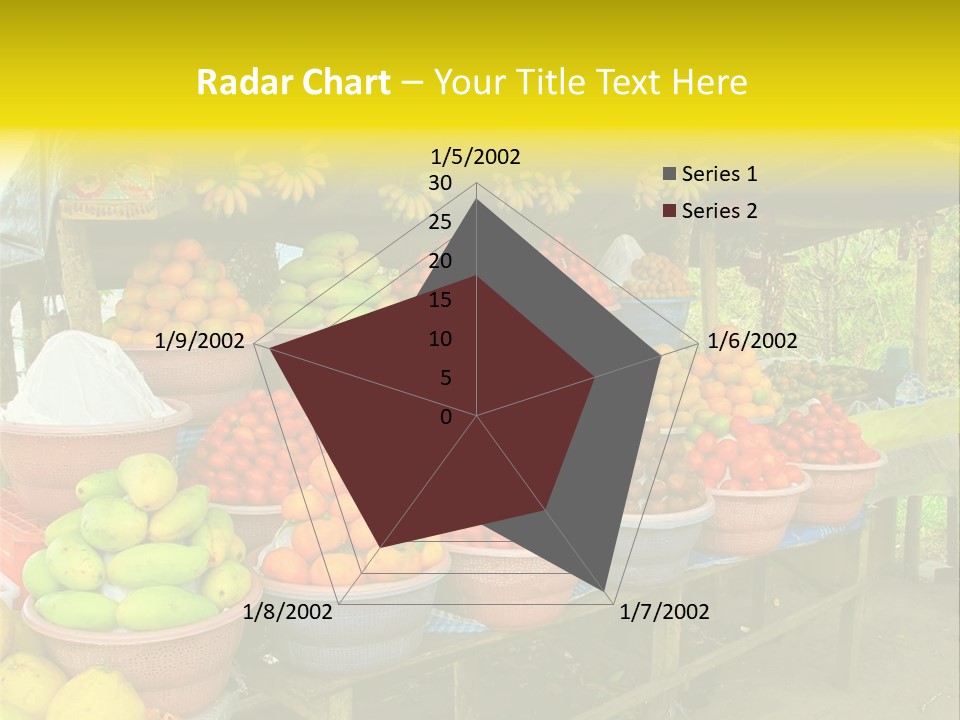 Stacked Mixed Pitaya PowerPoint Template