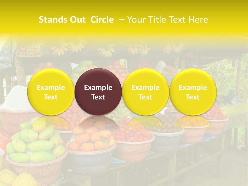 Stacked Mixed Pitaya PowerPoint Template