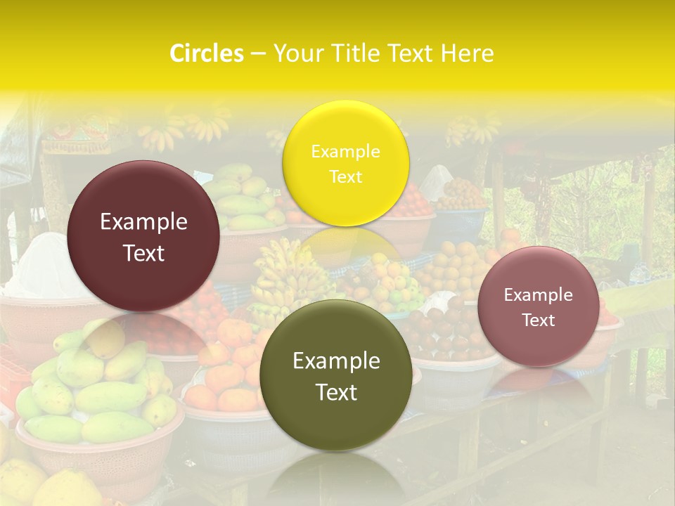 Stacked Mixed Pitaya PowerPoint Template