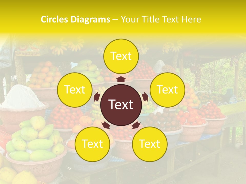 Stacked Mixed Pitaya PowerPoint Template