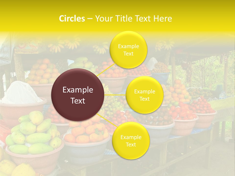 Stacked Mixed Pitaya PowerPoint Template