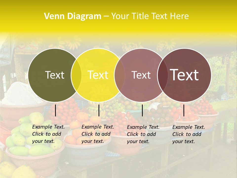 Stacked Mixed Pitaya PowerPoint Template