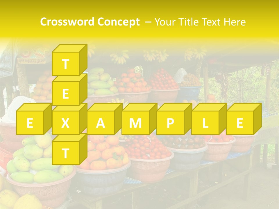 Stacked Mixed Pitaya PowerPoint Template