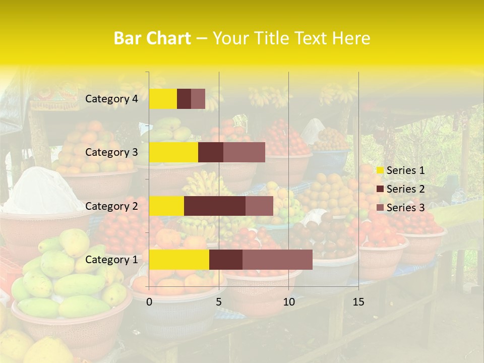 Stacked Mixed Pitaya PowerPoint Template