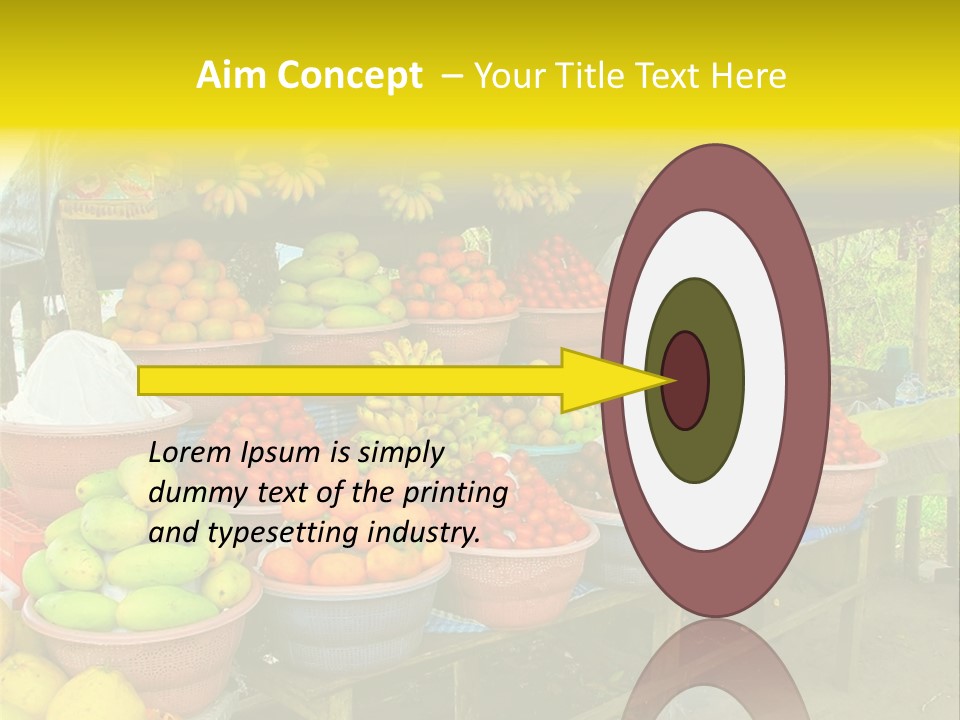 Stacked Mixed Pitaya PowerPoint Template