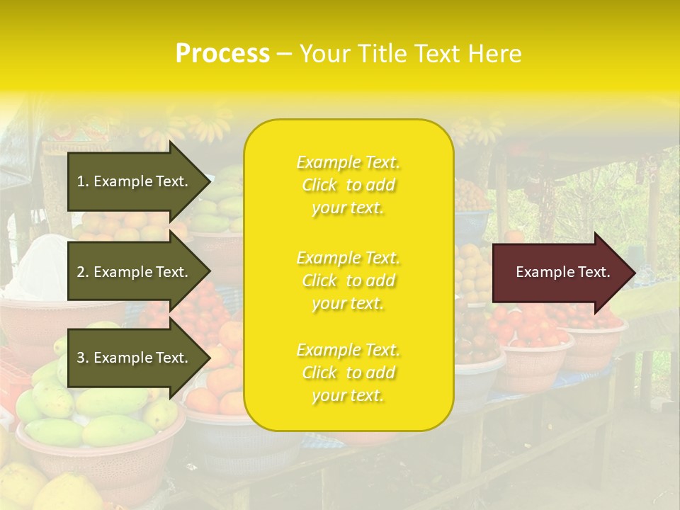 Stacked Mixed Pitaya PowerPoint Template