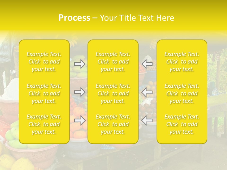 Stacked Mixed Pitaya PowerPoint Template