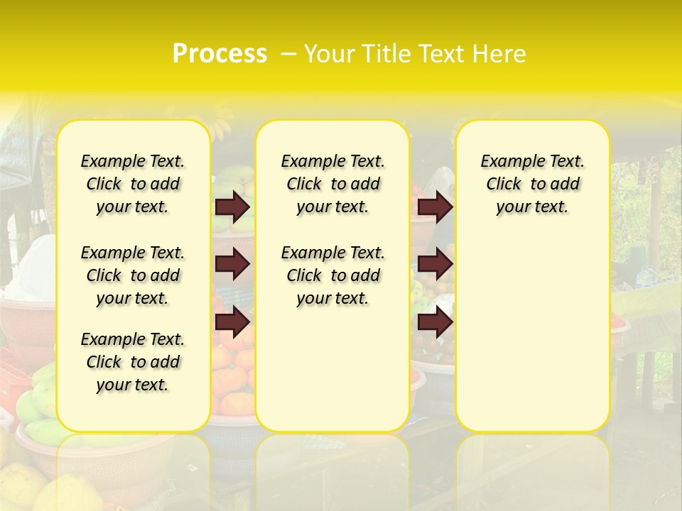 Stacked Mixed Pitaya PowerPoint Template