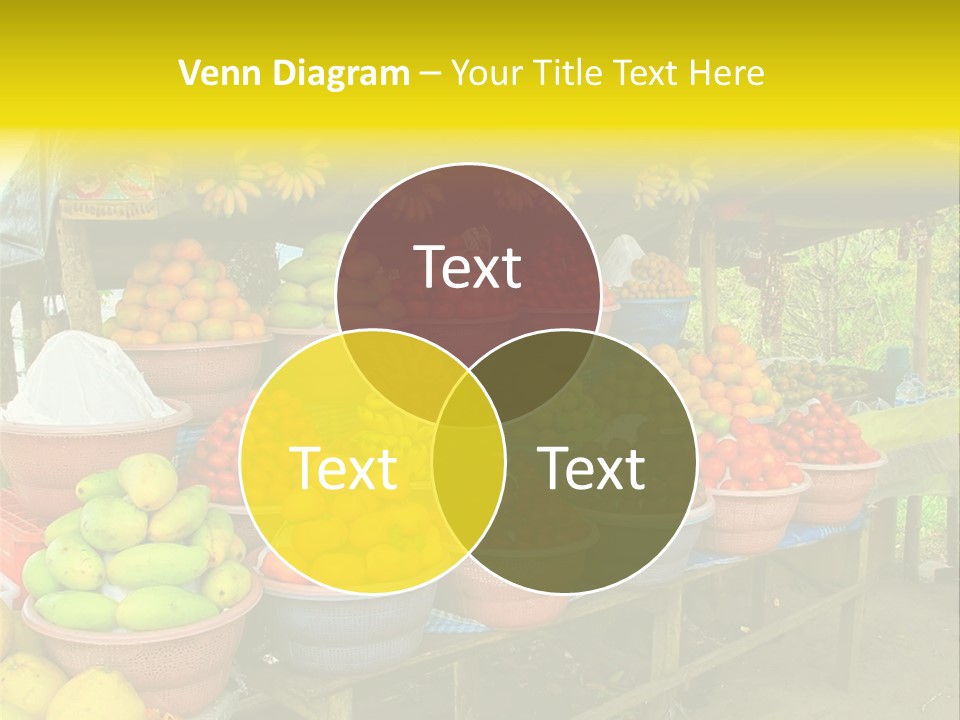 Stacked Mixed Pitaya PowerPoint Template