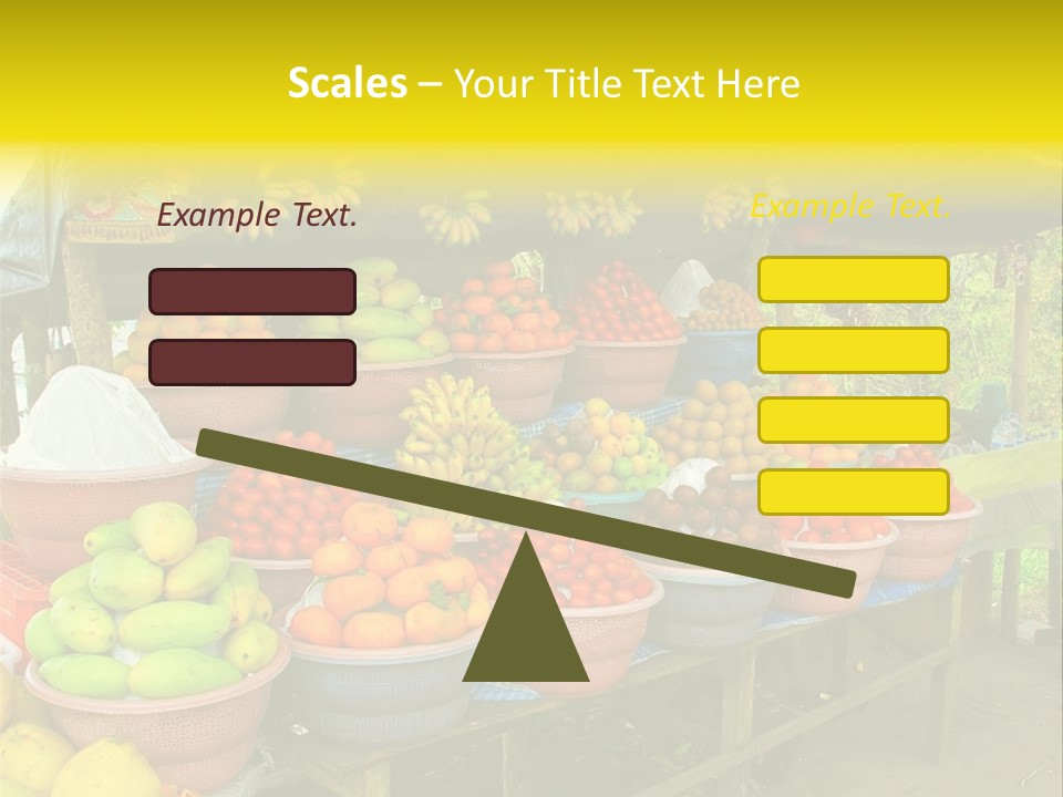 Stacked Mixed Pitaya PowerPoint Template