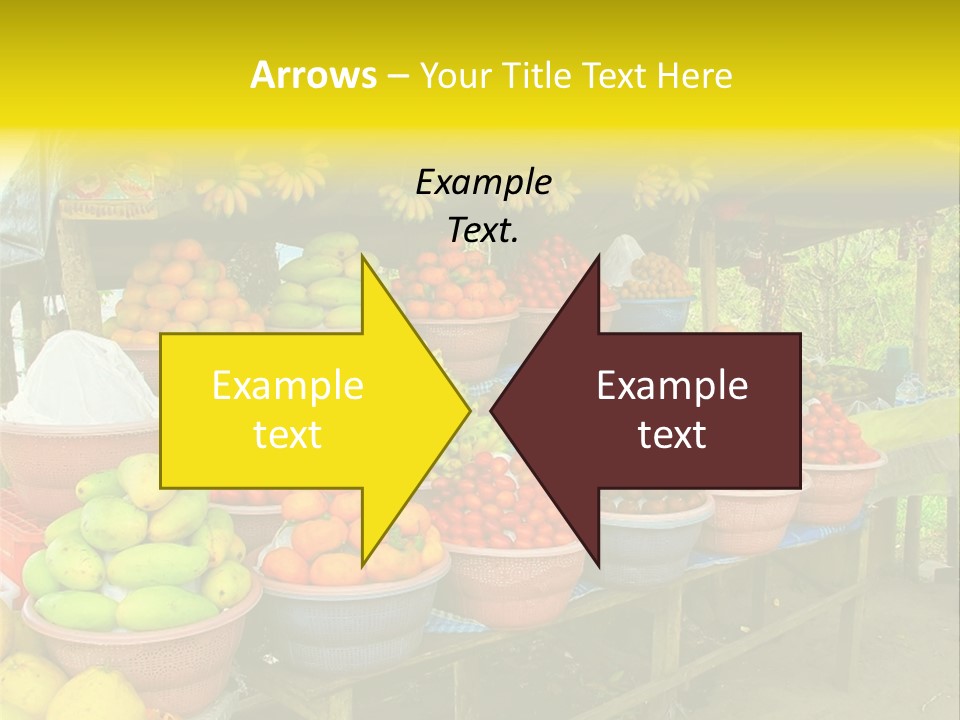 Stacked Mixed Pitaya PowerPoint Template