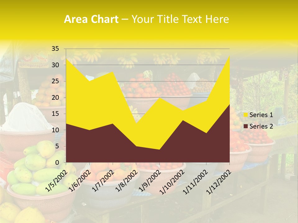 Stacked Mixed Pitaya PowerPoint Template