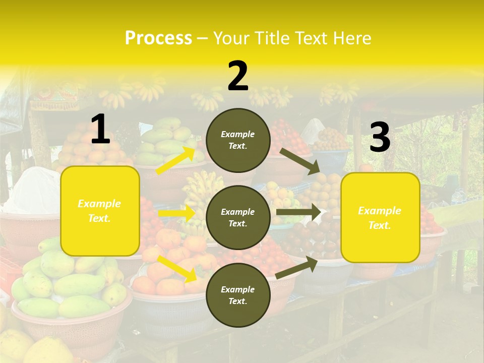 Stacked Mixed Pitaya PowerPoint Template