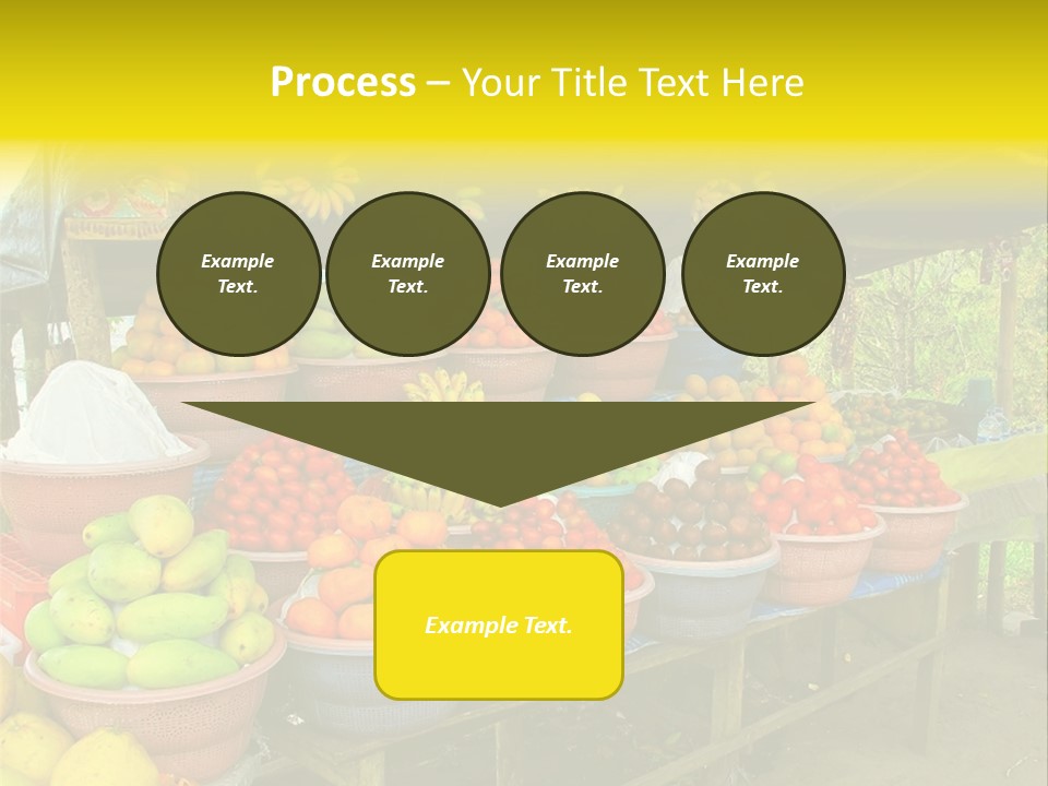 Stacked Mixed Pitaya PowerPoint Template
