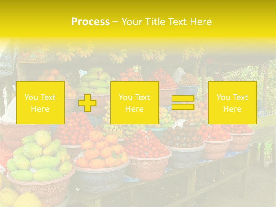 Stacked Mixed Pitaya PowerPoint Template