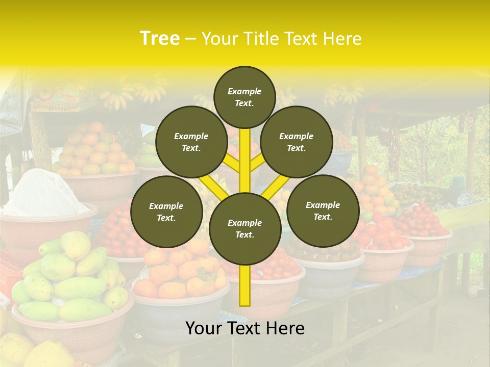 Stacked Mixed Pitaya PowerPoint Template