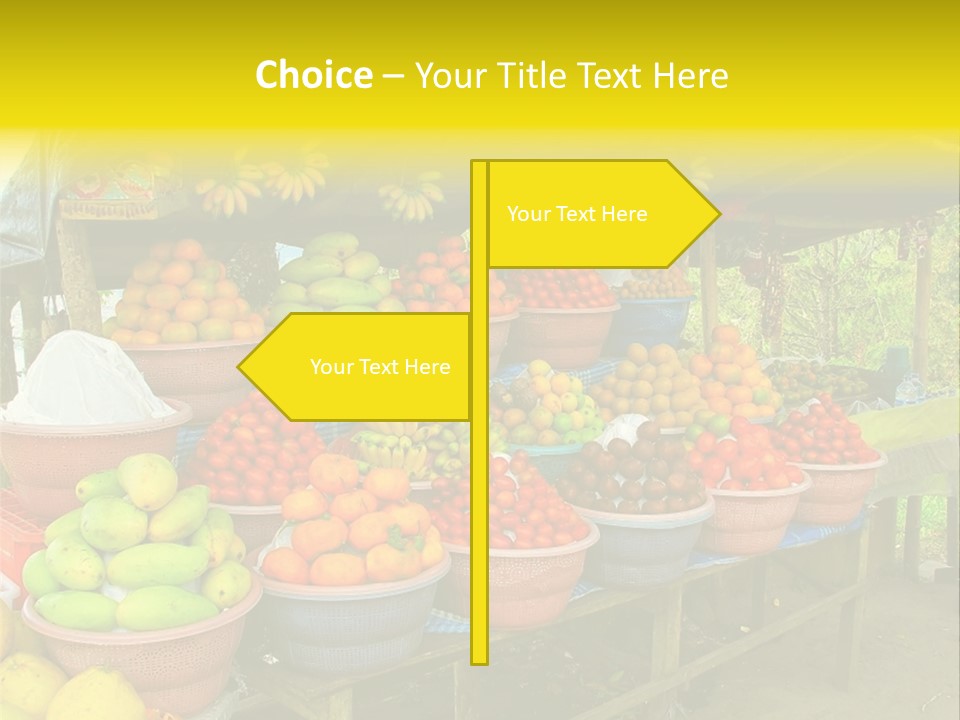 Stacked Mixed Pitaya PowerPoint Template