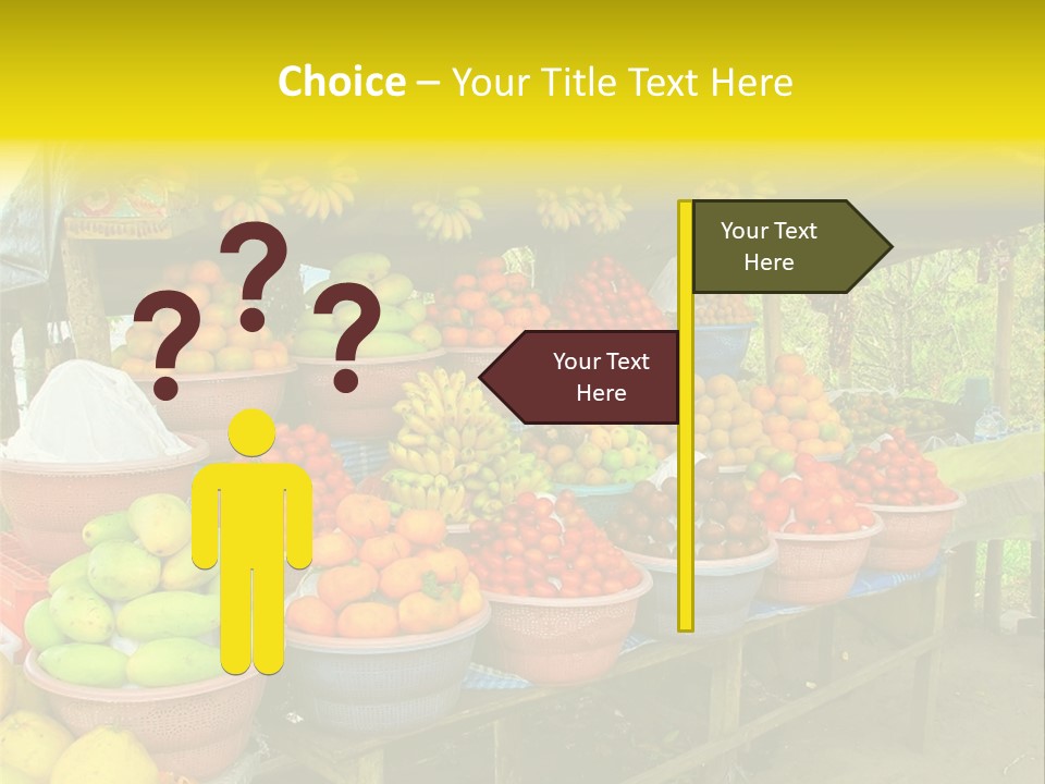 Stacked Mixed Pitaya PowerPoint Template