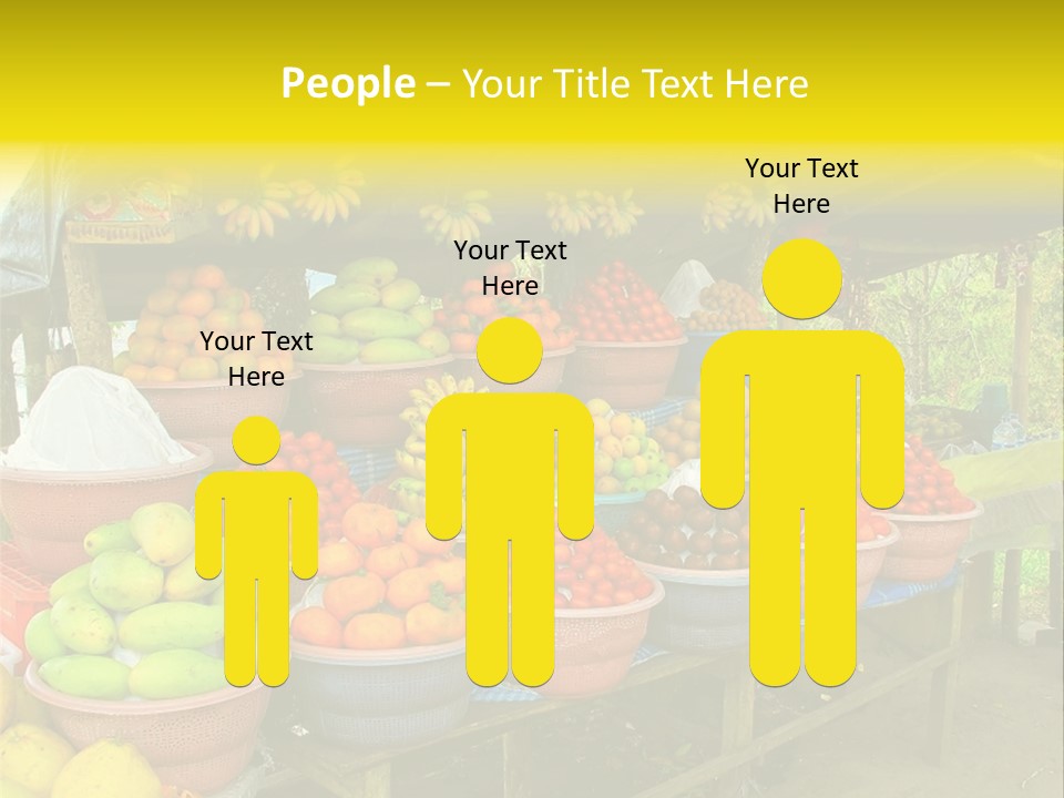 Stacked Mixed Pitaya PowerPoint Template