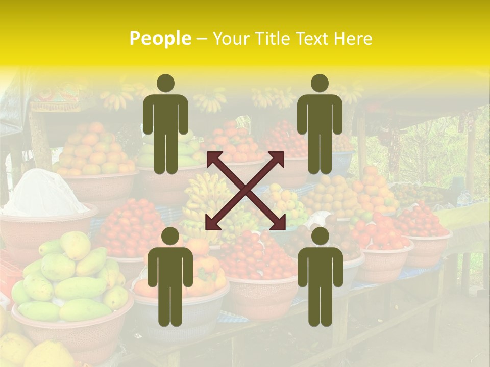 Stacked Mixed Pitaya PowerPoint Template