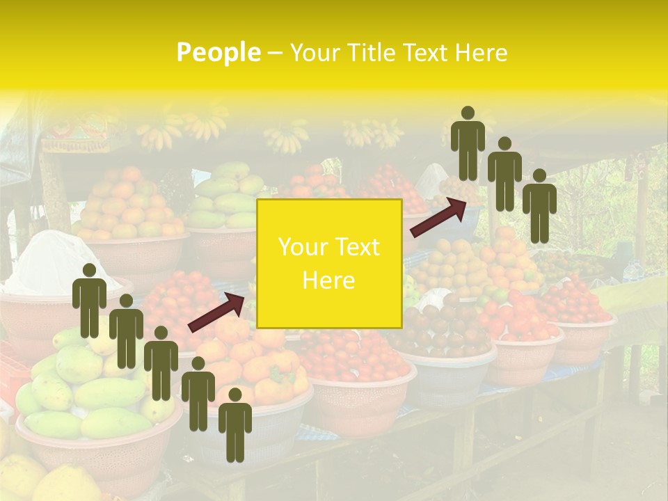 Stacked Mixed Pitaya PowerPoint Template