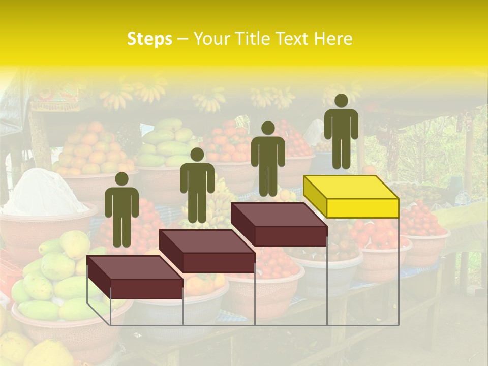 Stacked Mixed Pitaya PowerPoint Template