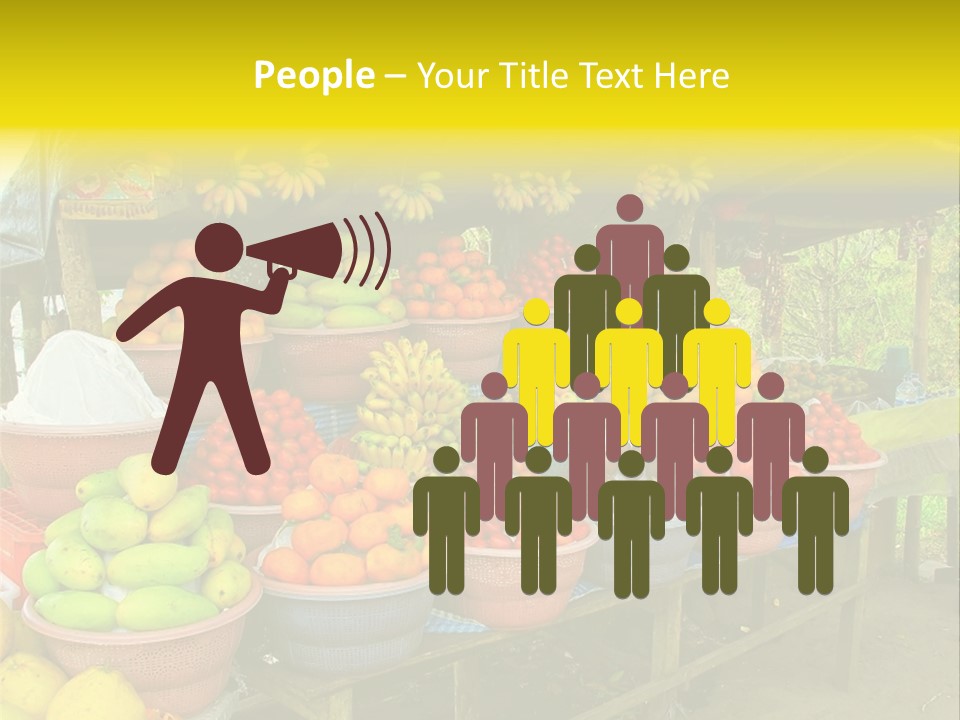 Stacked Mixed Pitaya PowerPoint Template