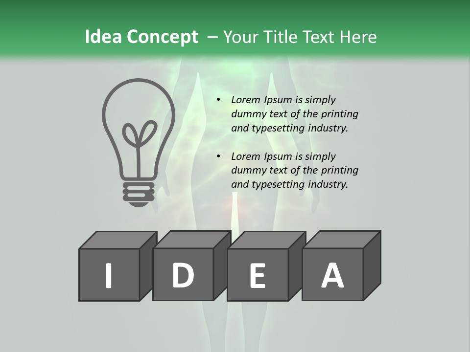 Body Evolution Creation PowerPoint Template