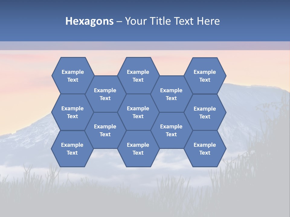 Travel Landscape Morning PowerPoint Template