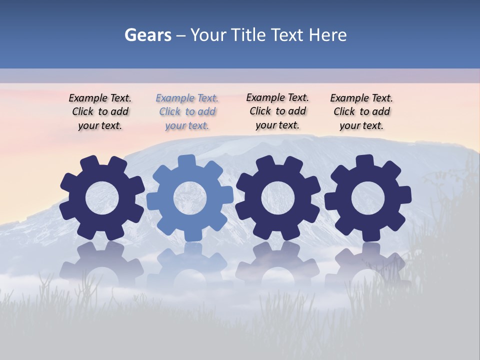 Travel Landscape Morning PowerPoint Template