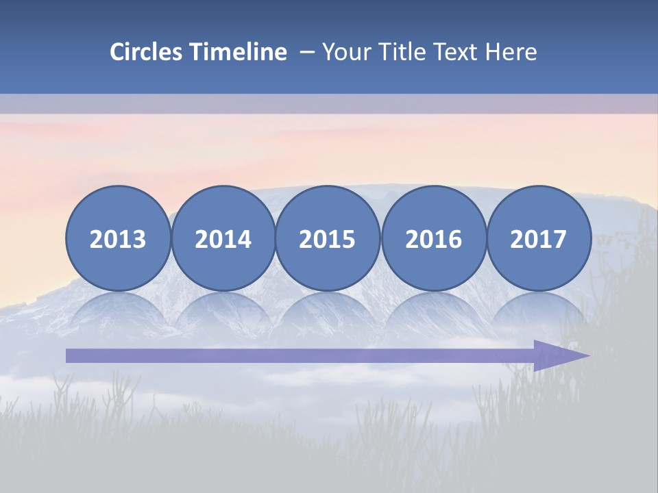 Travel Landscape Morning PowerPoint Template