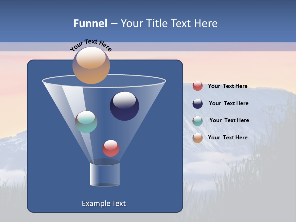 Travel Landscape Morning PowerPoint Template