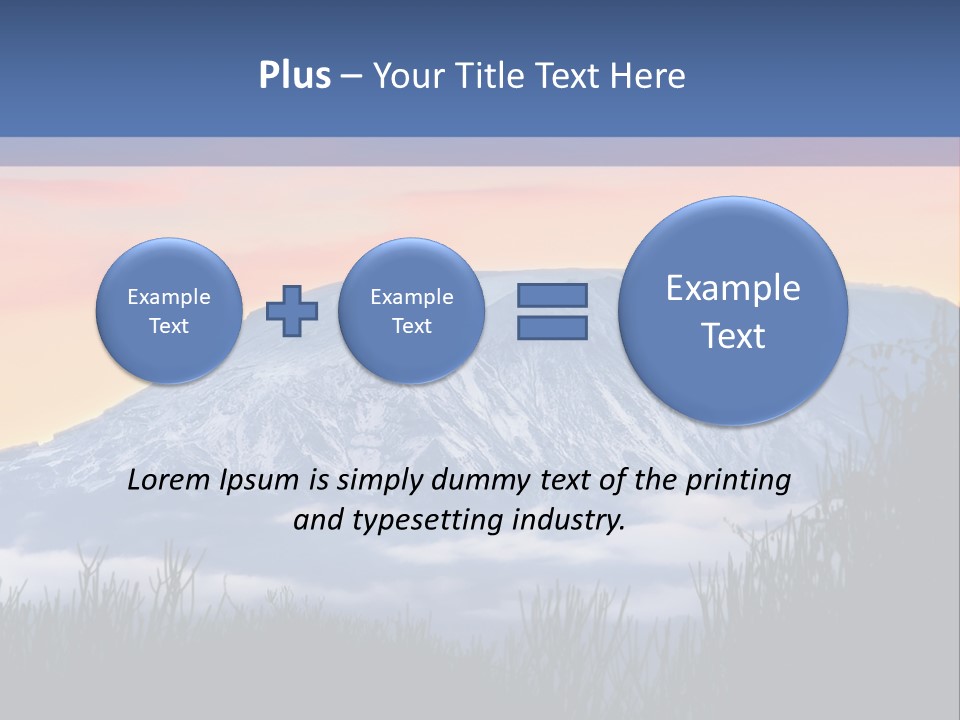 Travel Landscape Morning PowerPoint Template
