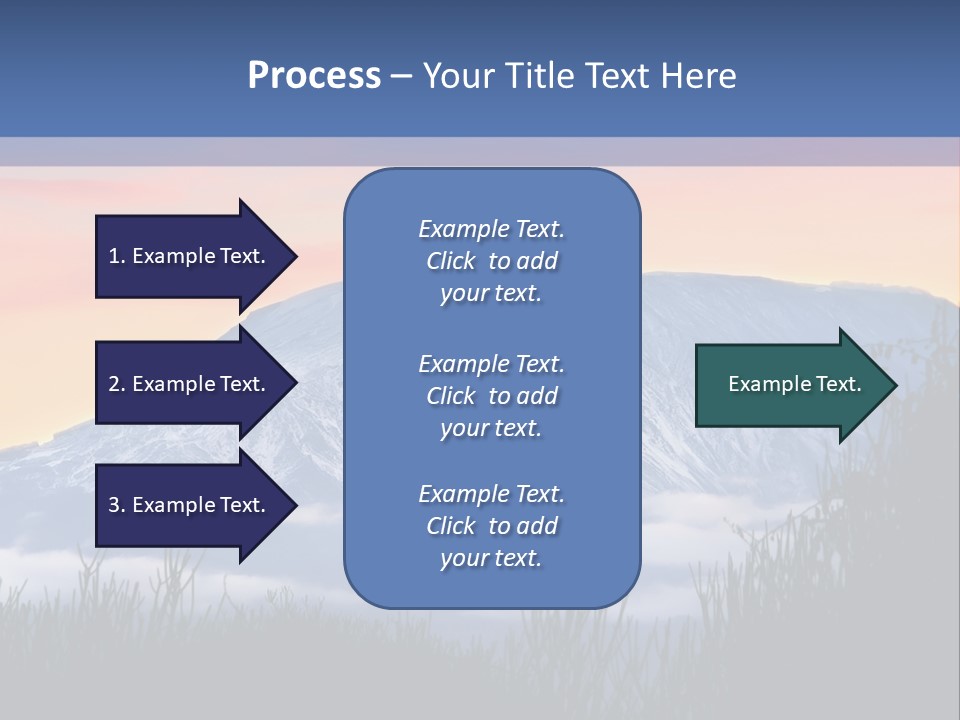 Travel Landscape Morning PowerPoint Template