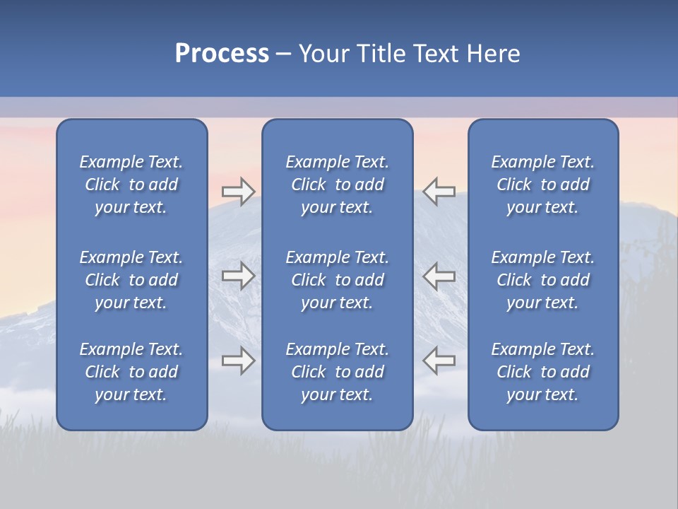Travel Landscape Morning PowerPoint Template