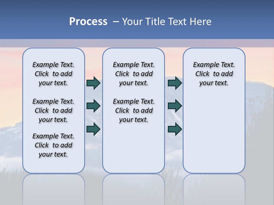Travel Landscape Morning PowerPoint Template