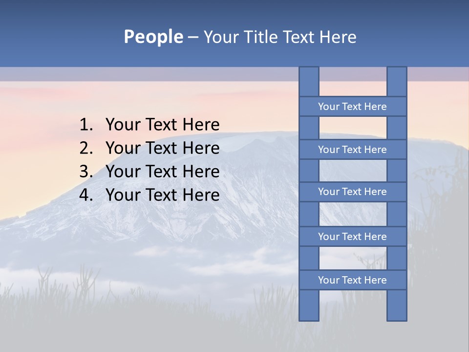 Travel Landscape Morning PowerPoint Template