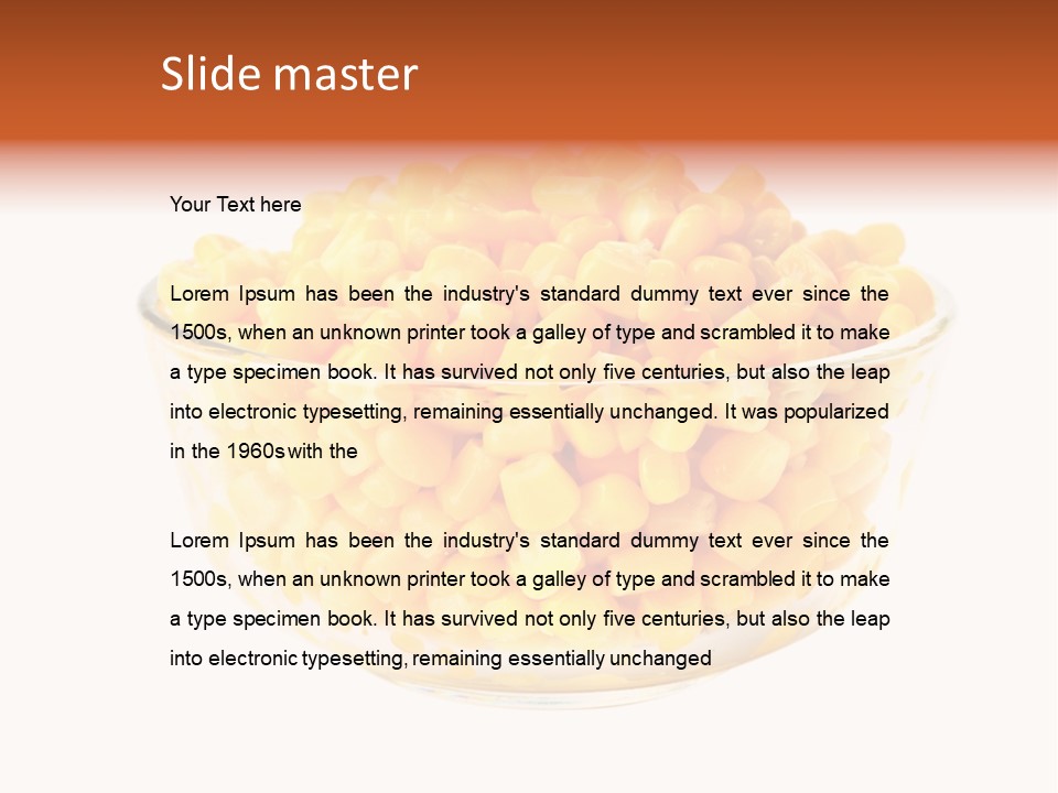 Color Tin Gold PowerPoint Template