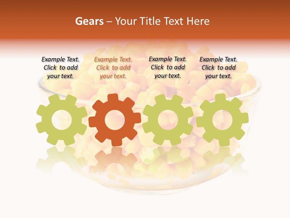 Color Tin Gold PowerPoint Template