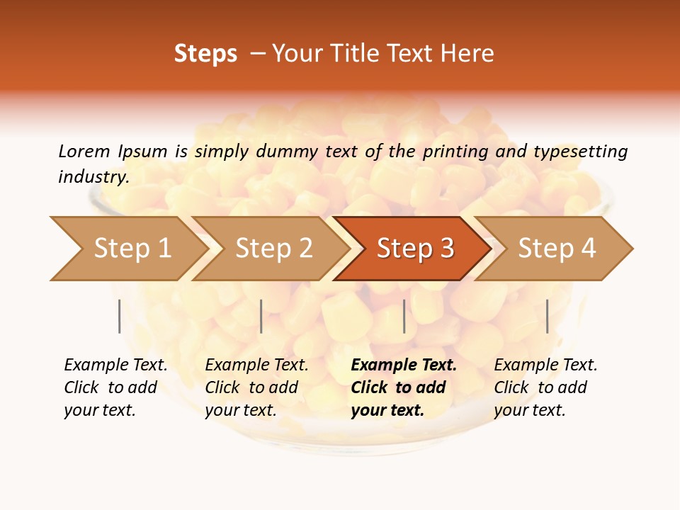 Color Tin Gold PowerPoint Template