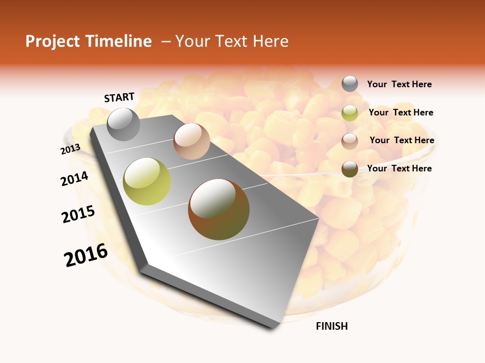 Color Tin Gold PowerPoint Template