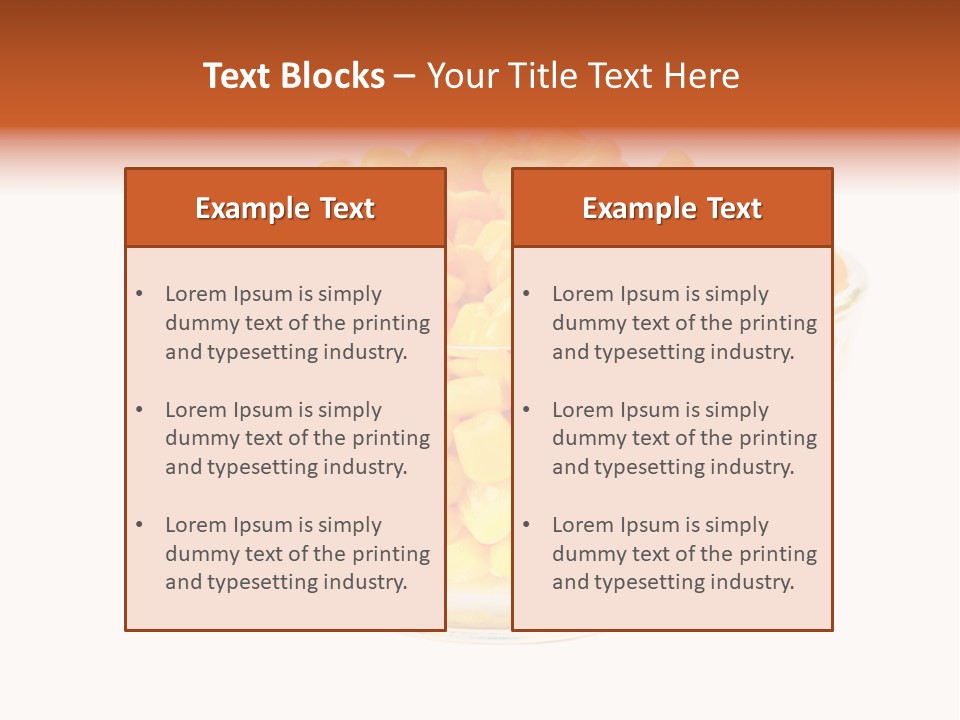 Color Tin Gold PowerPoint Template