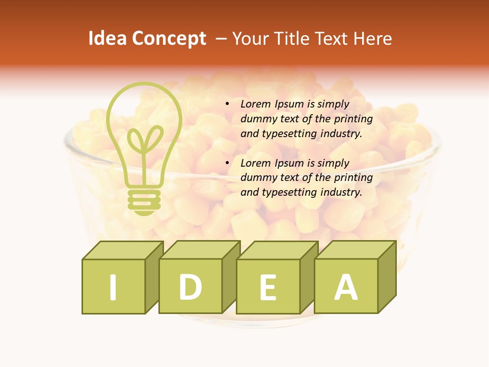 Color Tin Gold PowerPoint Template