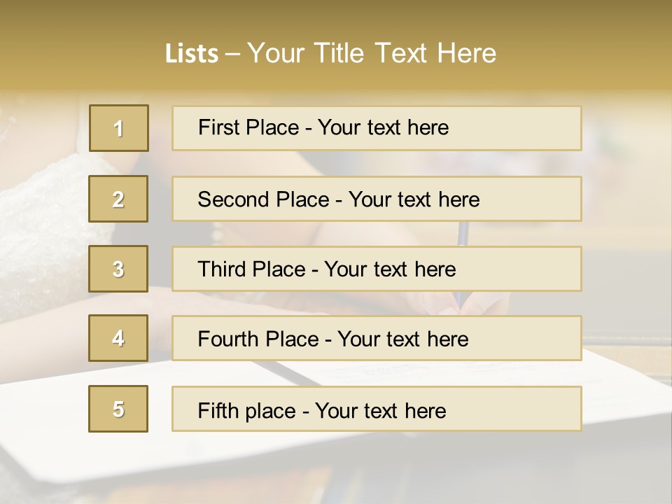 Hair  Signature PowerPoint Template