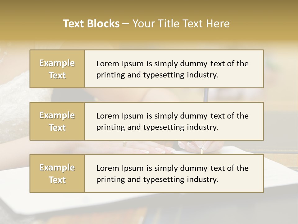 Hair  Signature PowerPoint Template
