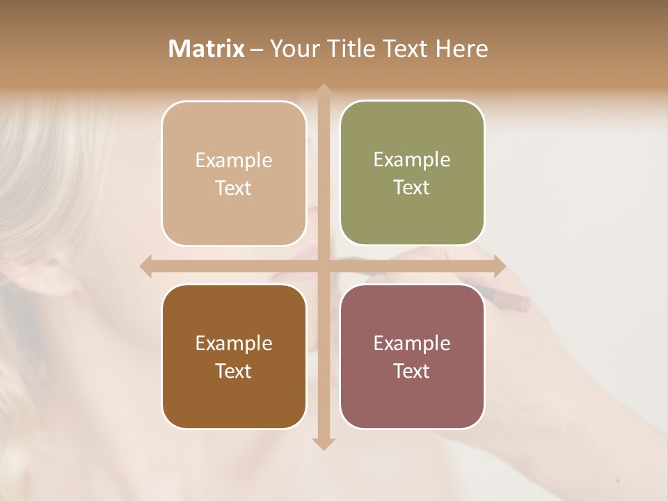 Mouth Preparation Girl PowerPoint Template