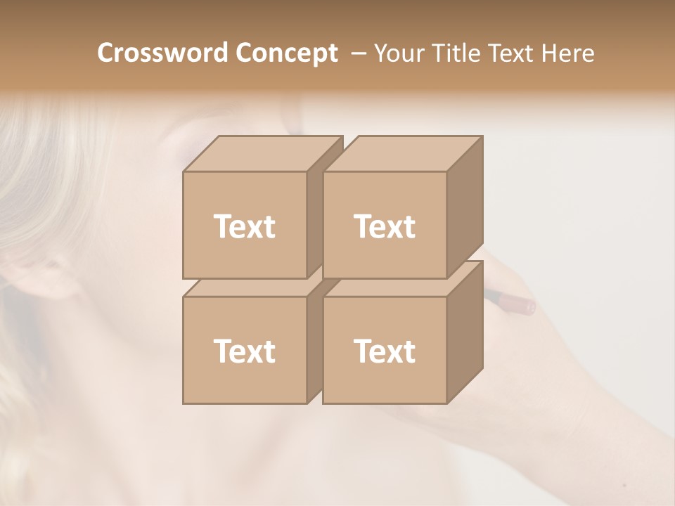 Mouth Preparation Girl PowerPoint Template