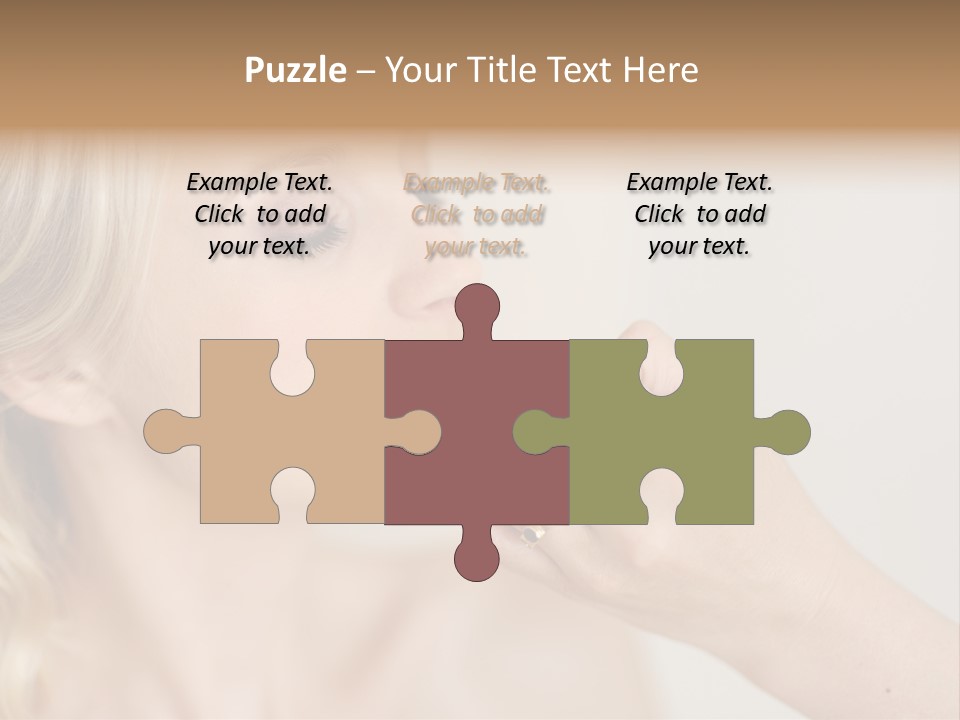 Mouth Preparation Girl PowerPoint Template