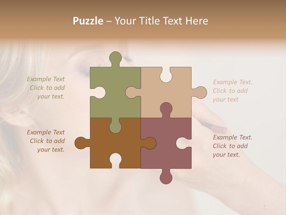 Mouth Preparation Girl PowerPoint Template