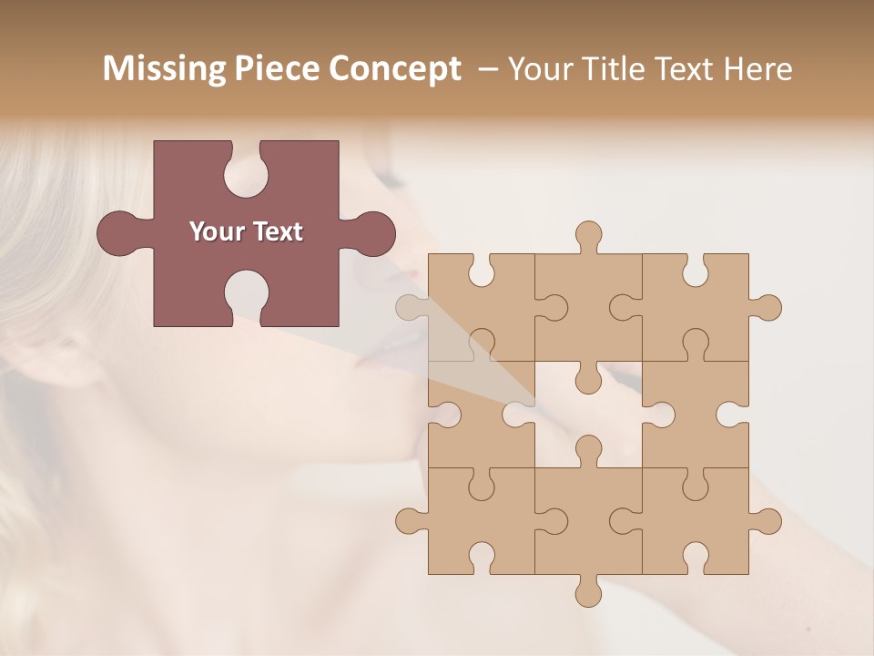 Mouth Preparation Girl PowerPoint Template